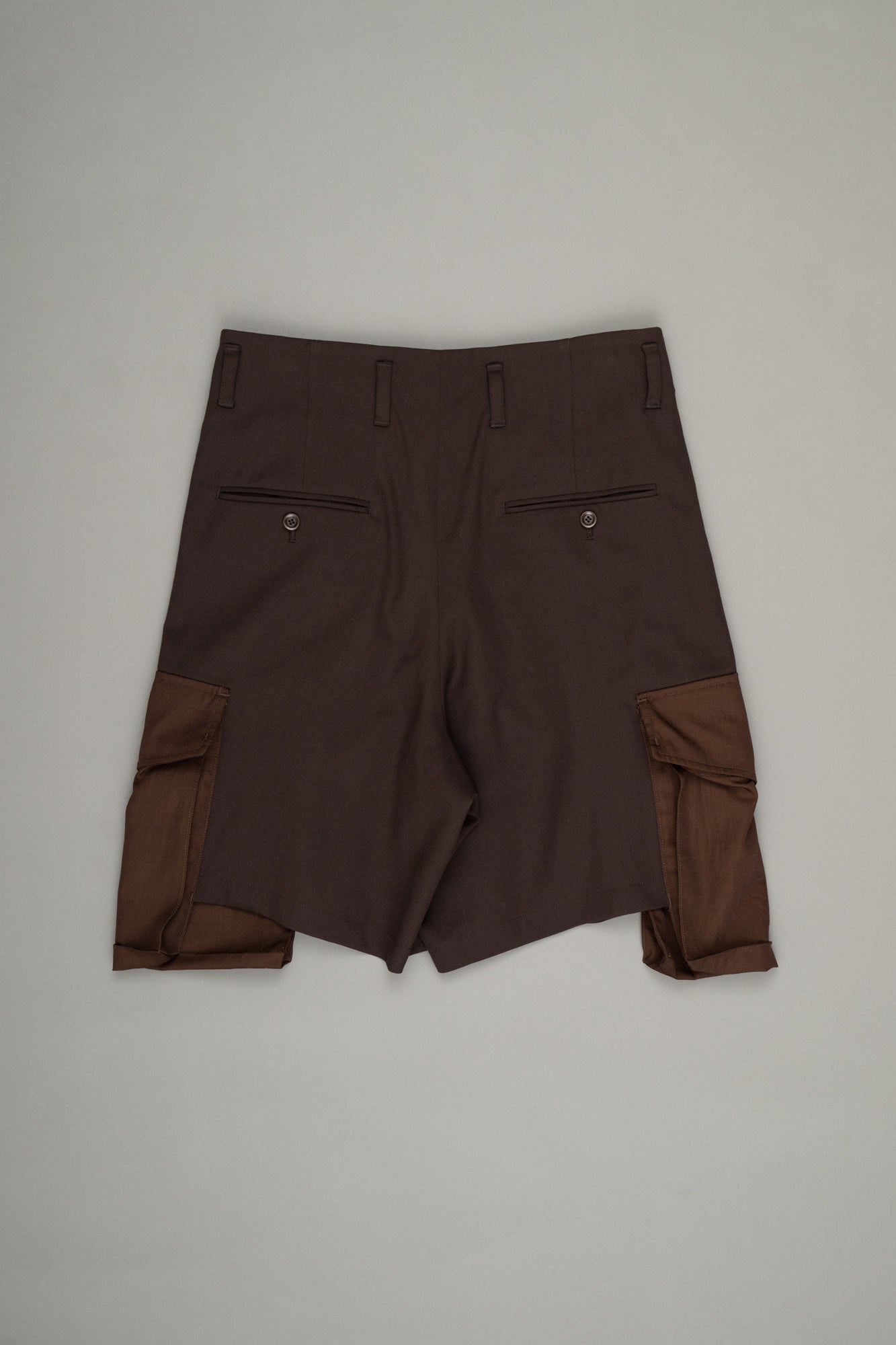 【Pre Order】Layered Cargo Shorts ( Brown )