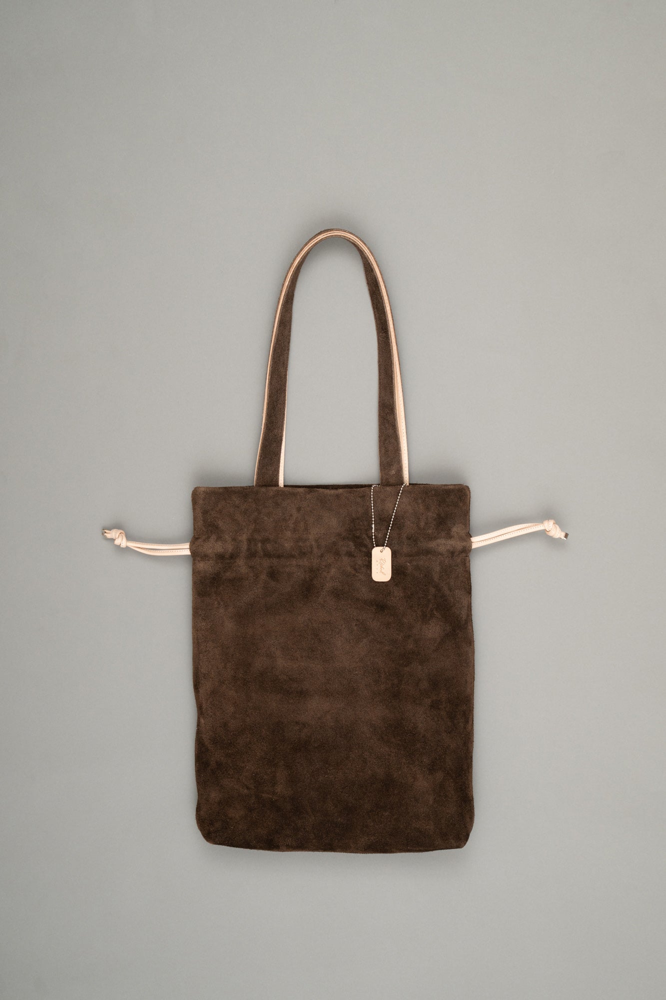 【Pre Order】Drawstring Tote Bag ( Brown )