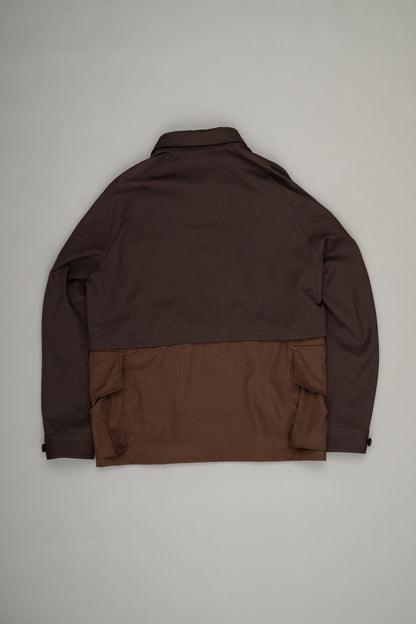 【Pre Order】Layered Military Coat ( Brown )