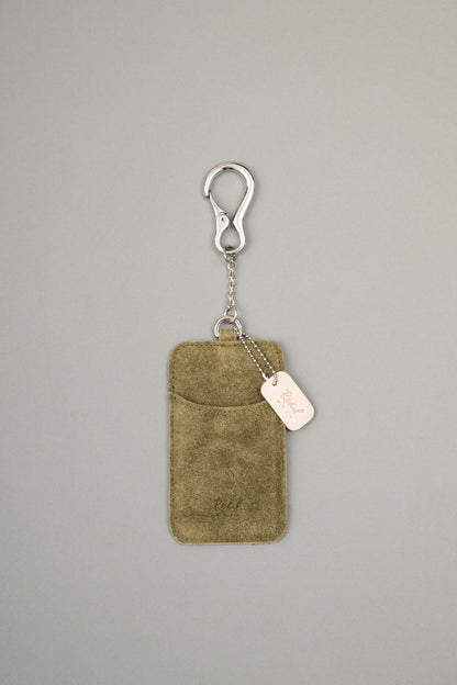 【Pre Order】Carabiner Chain Card Case ( Khaki )