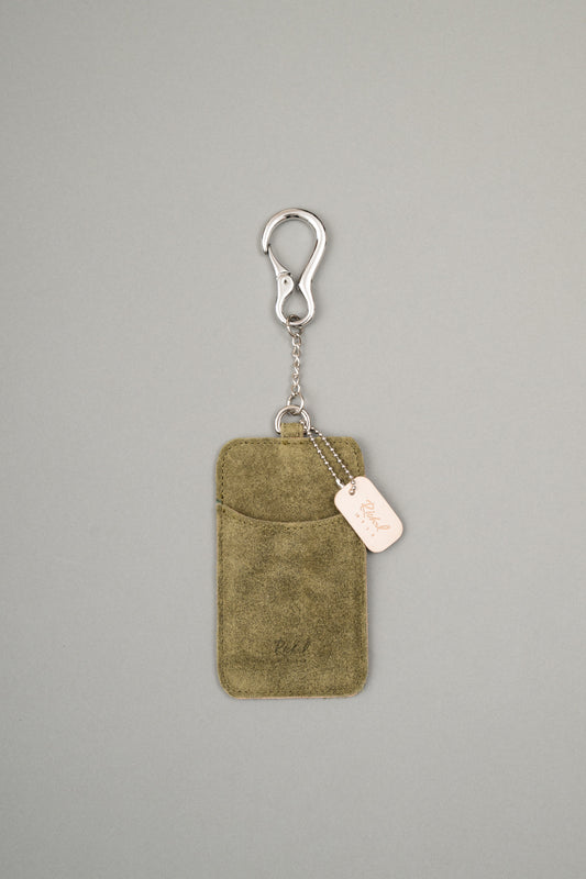 【Pre Order】Carabiner Chain Card Case ( Khaki )