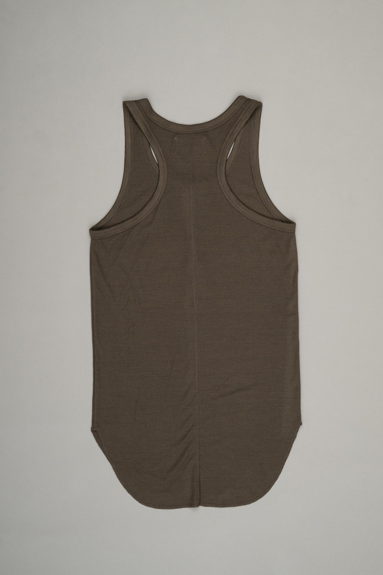 【Pre Order】Henley Neck Tank Top ( Khaki )