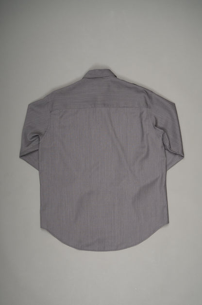 Two-Tone Military Shirt(M.Gray x Navy)