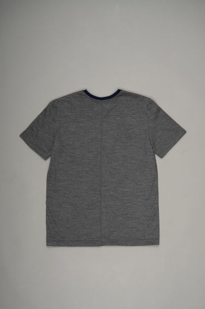 Two-Tone T Shirt(M.Gray x Navy)