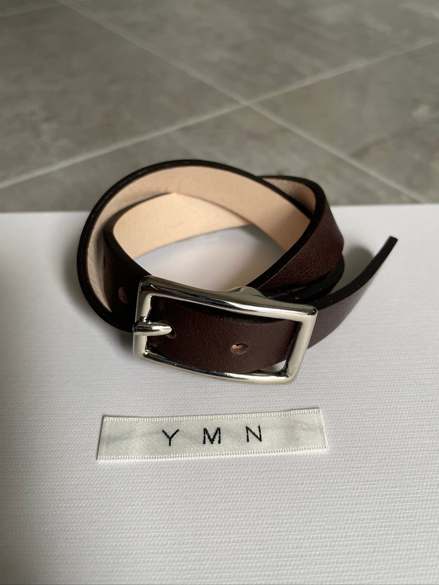 【PRE ORDER】Double Leather Bangle(Brown)