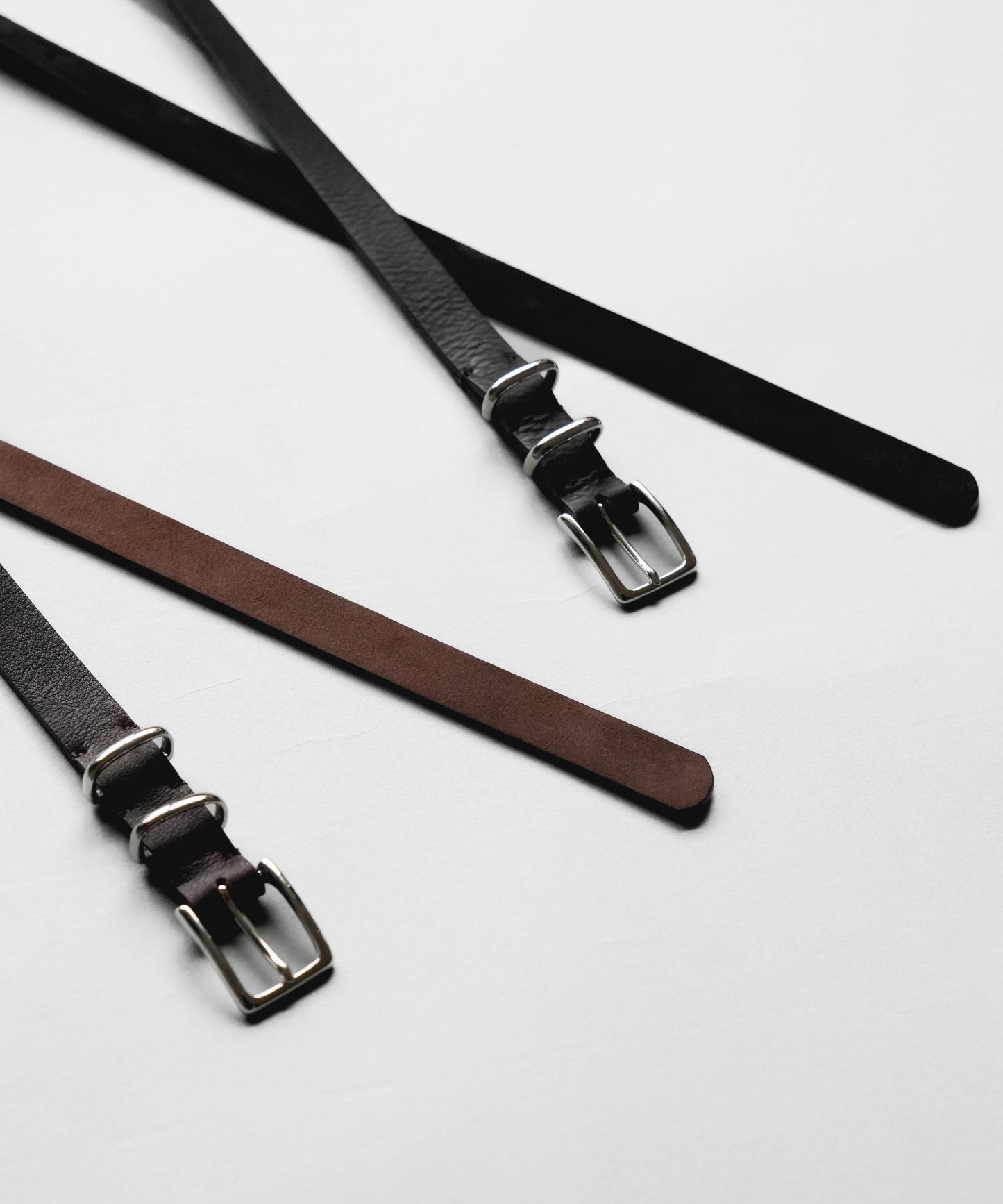 【PRE ORDER】Leather Long Belt (BROWN)