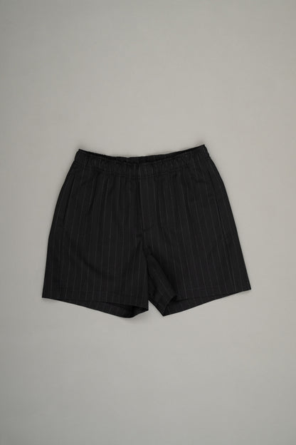 【Pre Order】Dressy Easy Shorts ( Black Stripe )