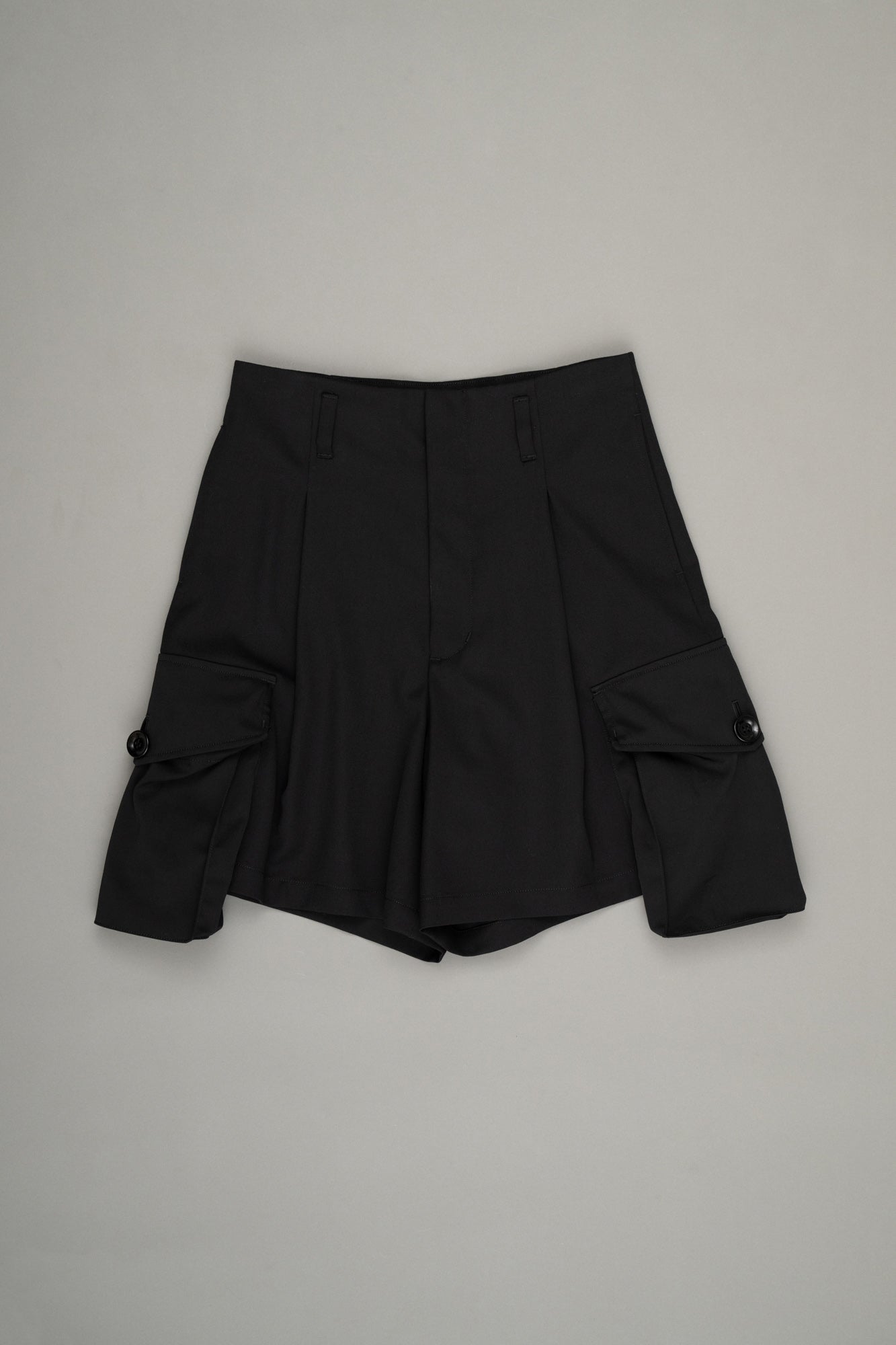 【Pre Order】Layered Cargo Shorts ( Black )