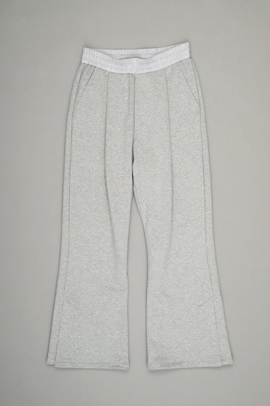 【Pre Order】Slit Flare Sweatpants(Heather Gray)
