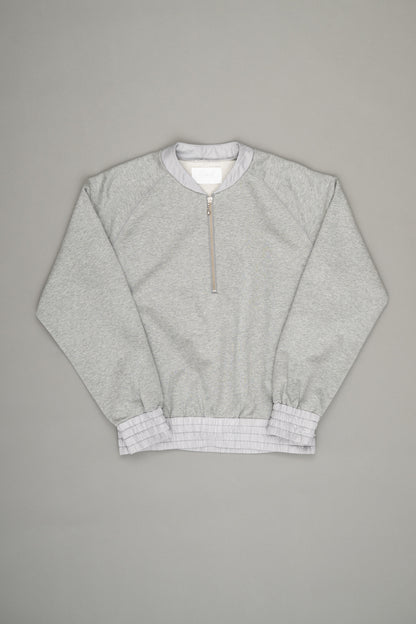 【Pre Order】Half-Zip Sweatshirt ( Heather Gray )