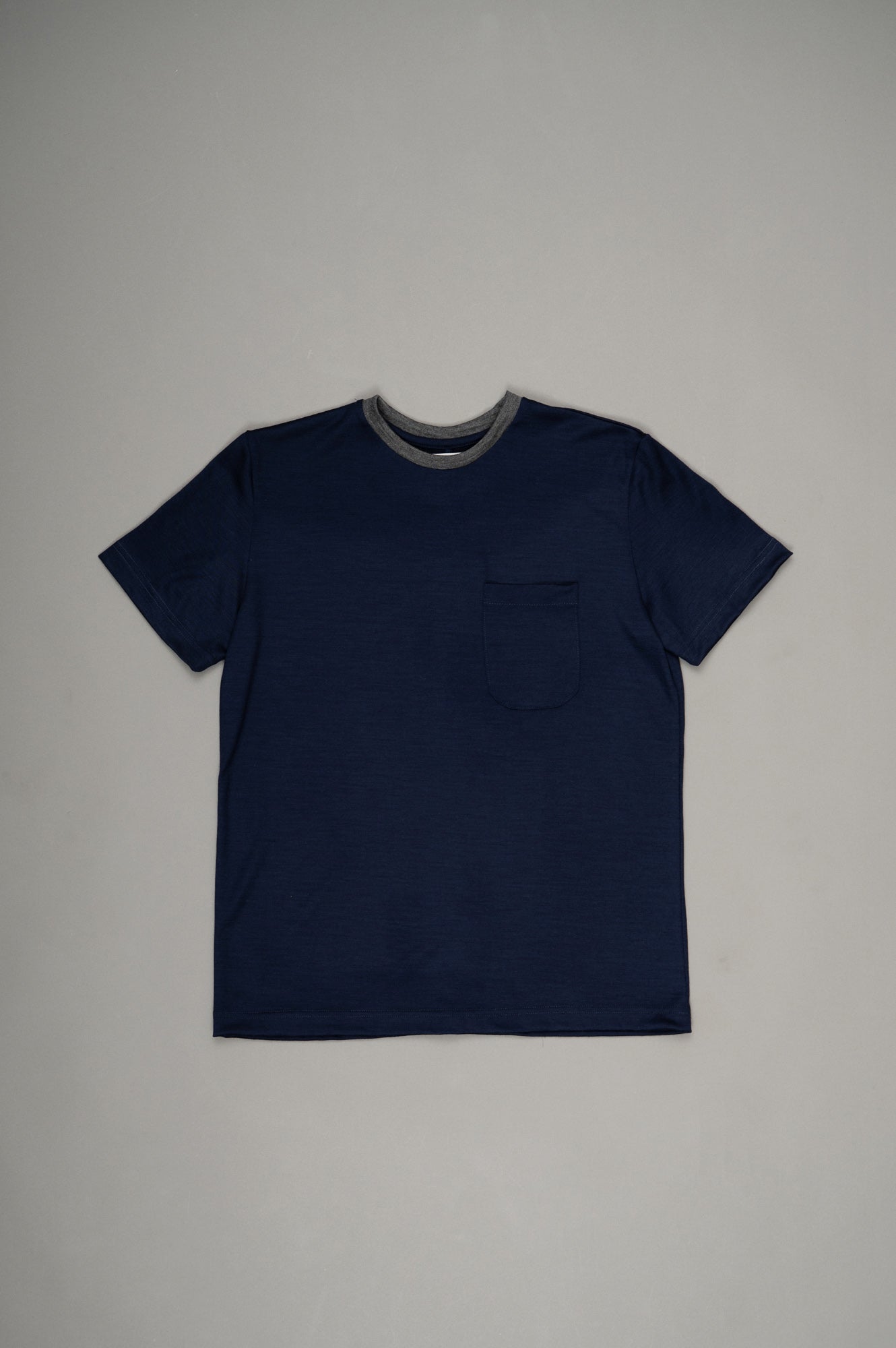 Two-Tone T Shirt(Navy x M.Gray)