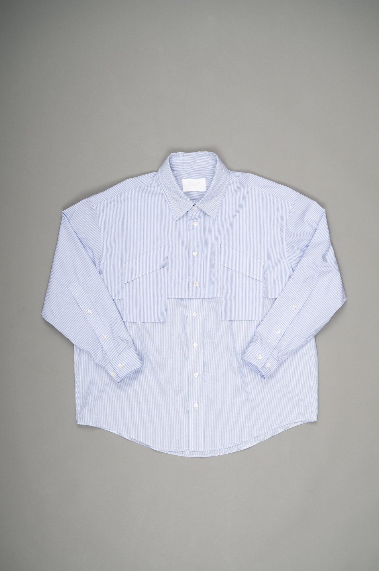 Layered Shirt (Sax Stripe)