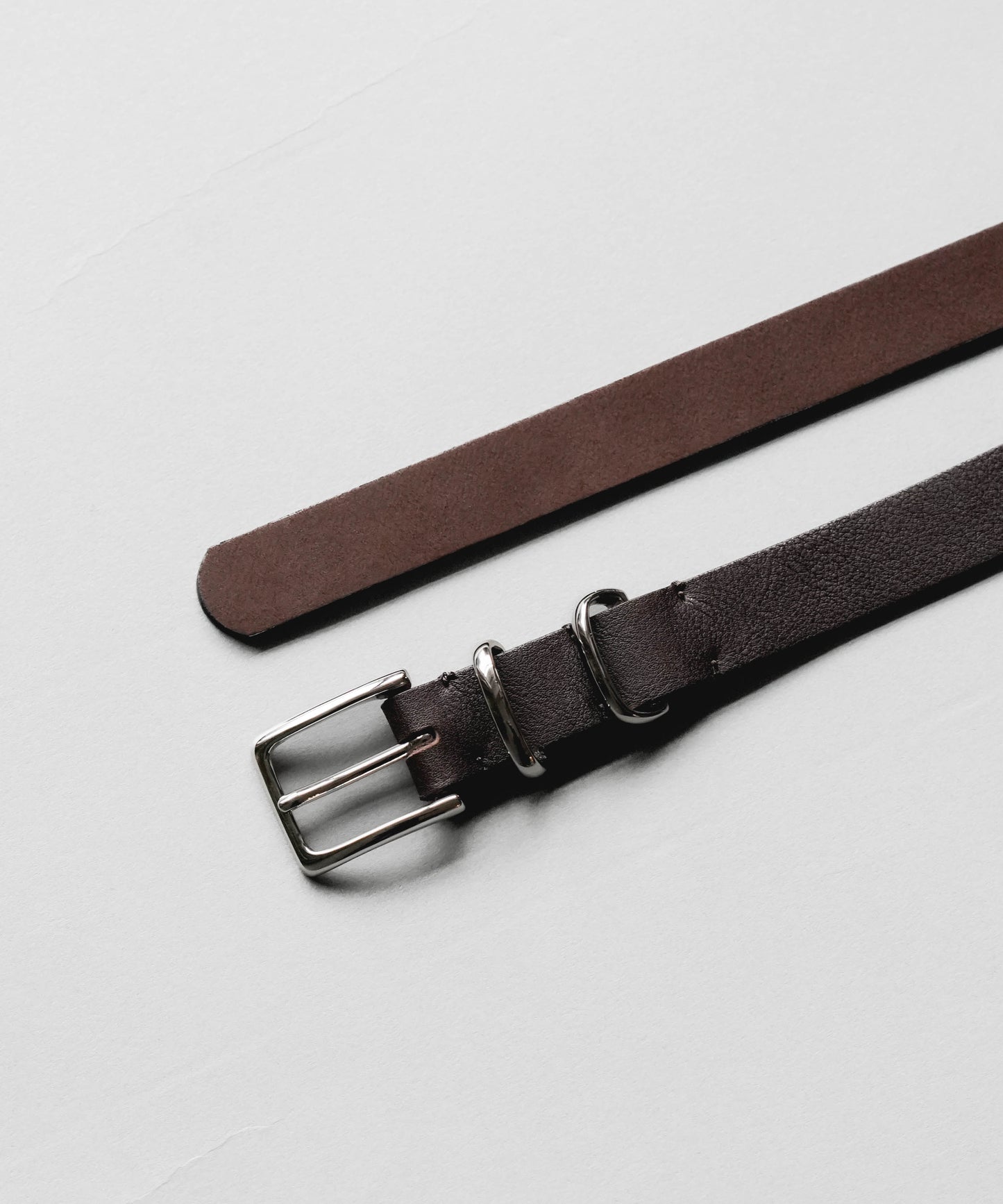 【PRE ORDER】Leather Long Belt (BROWN)