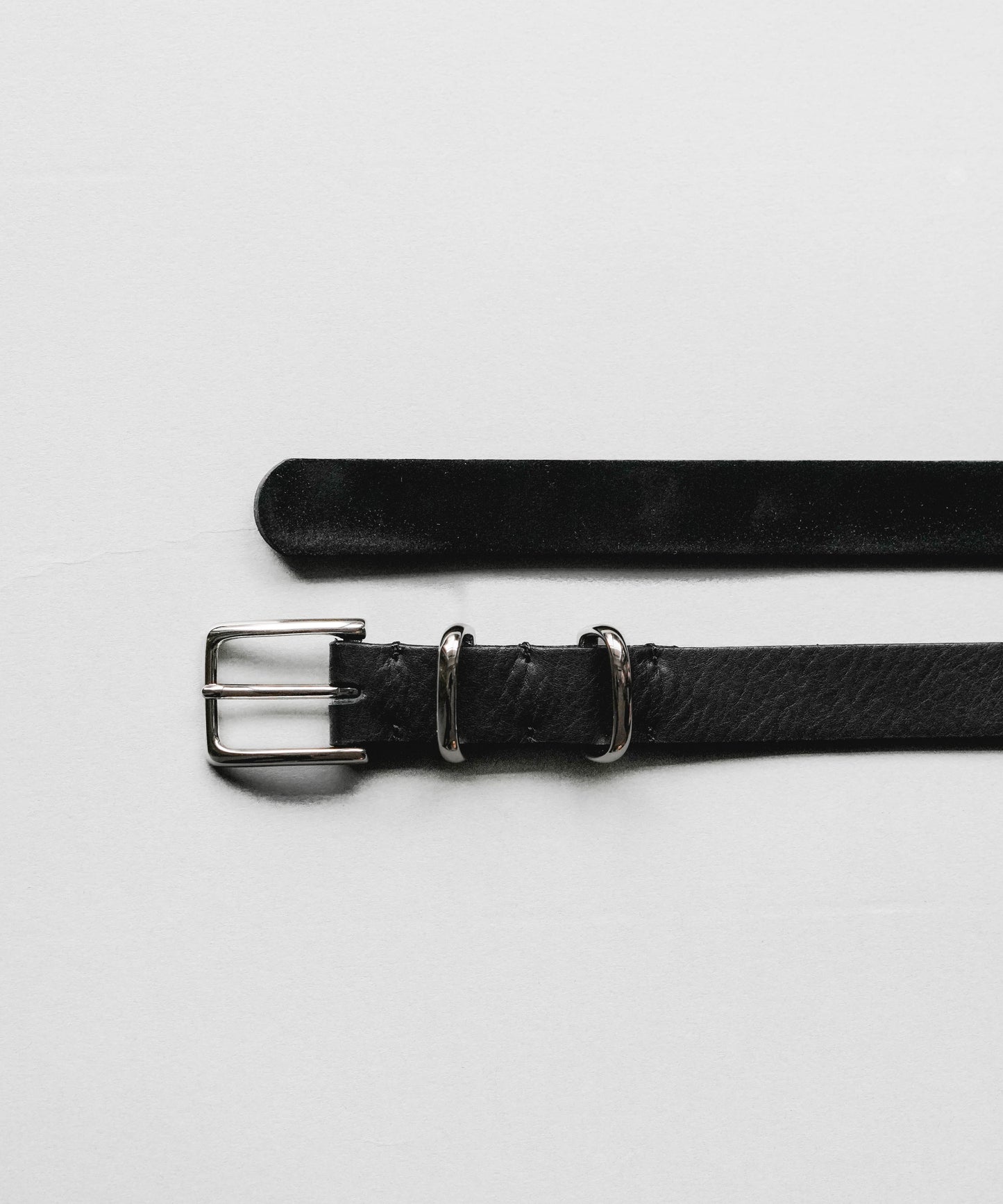 【PRE ORDER】Leather Long Belt (BLACK)