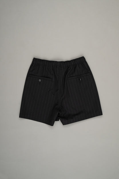 【Pre Order】Dressy Easy Shorts ( Black Stripe )