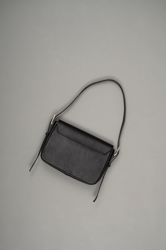 Leather Shoulder Bag [Dumbo](Black)