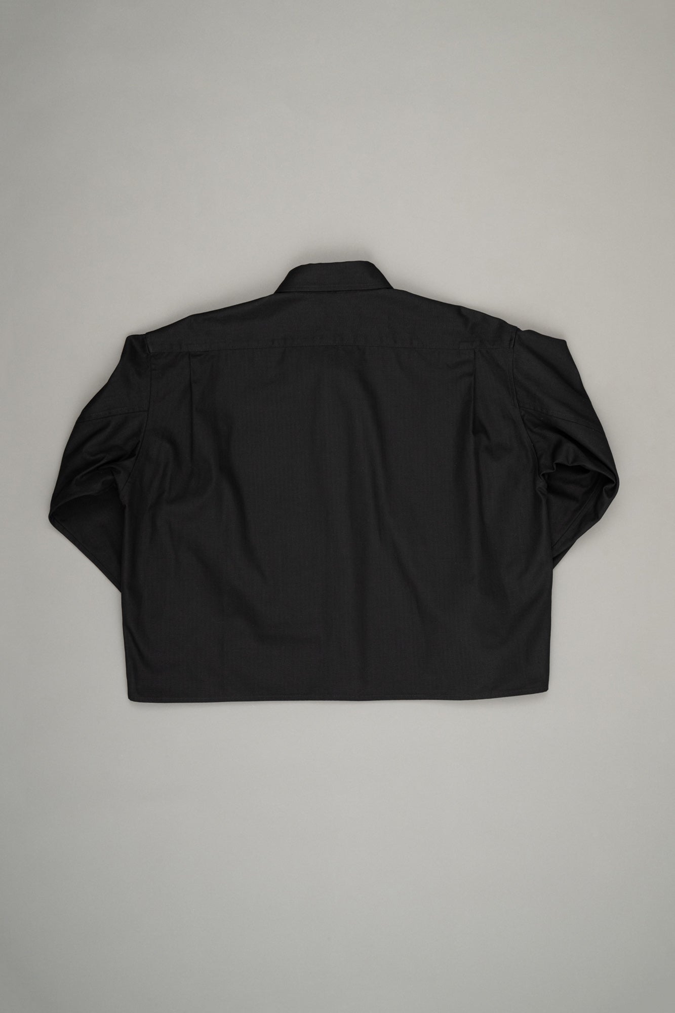 【Pre Order】Over Officer Shirt Jacket ( Black )