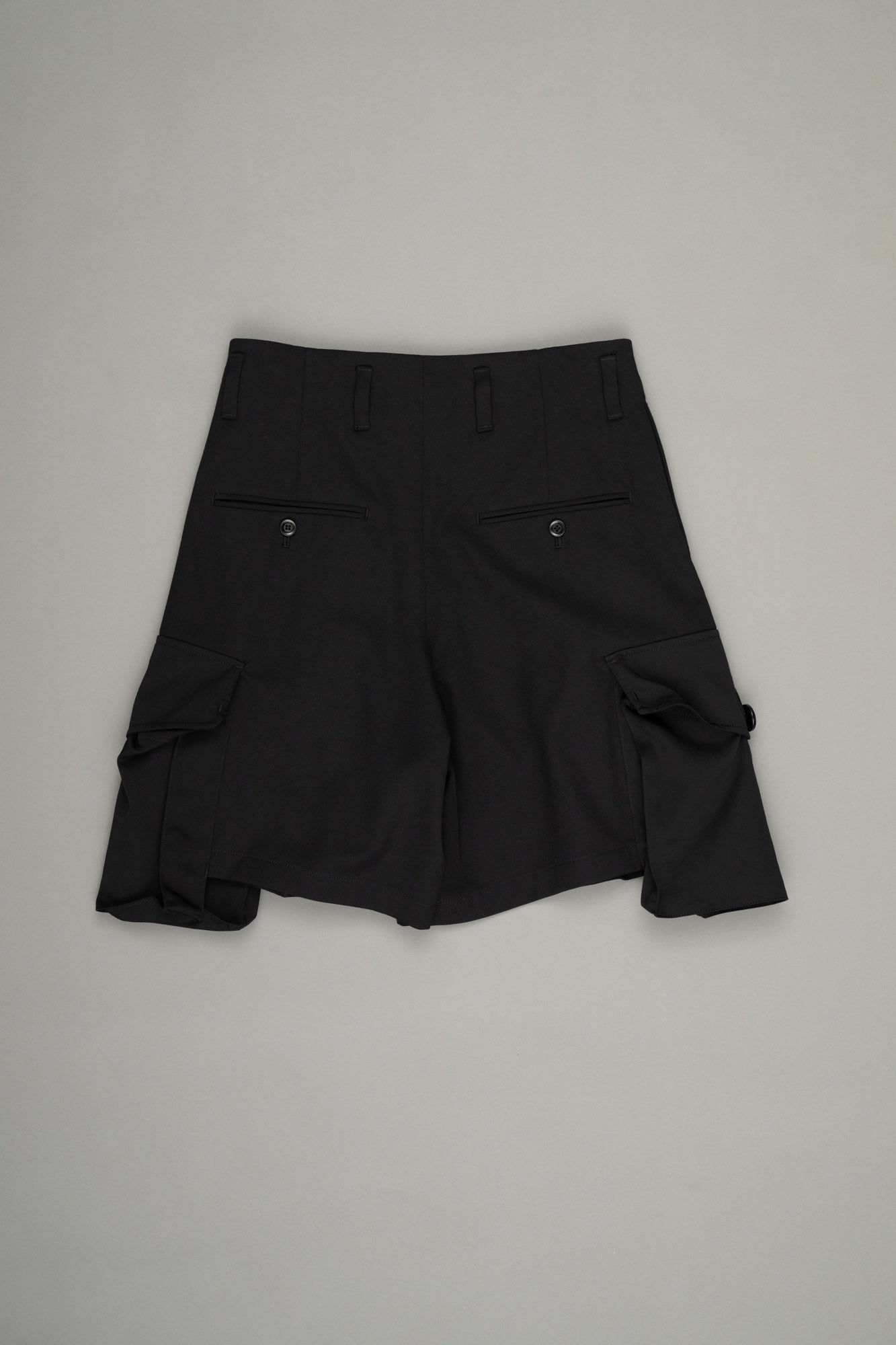 【Pre Order】Layered Cargo Shorts ( Black )