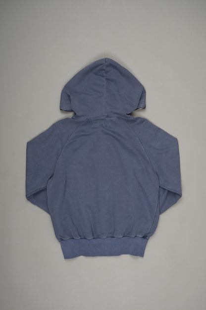 Processed Half-Zip Sweat Hoodie(Navy)