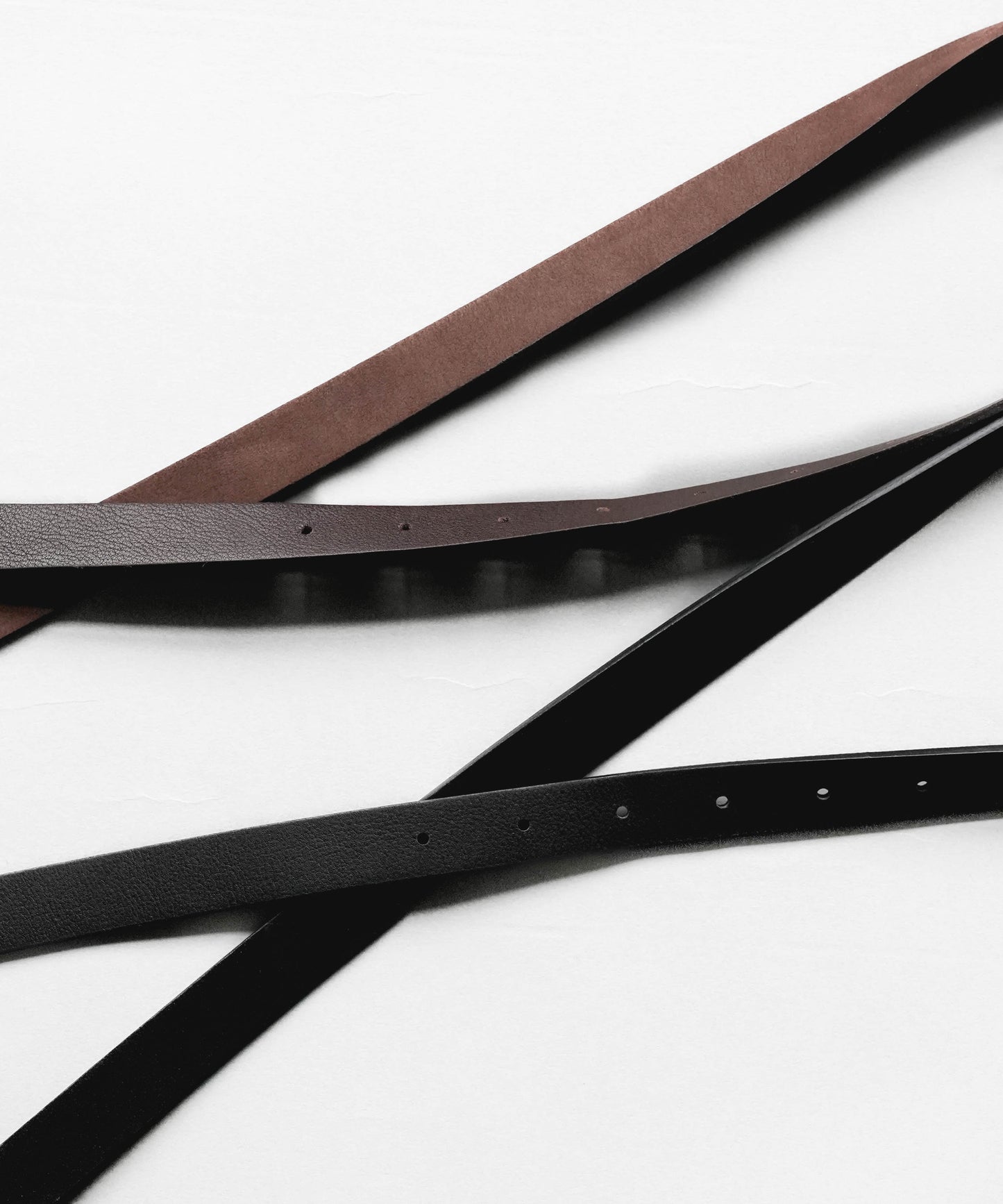 【PRE ORDER】Leather Long Belt (BROWN)