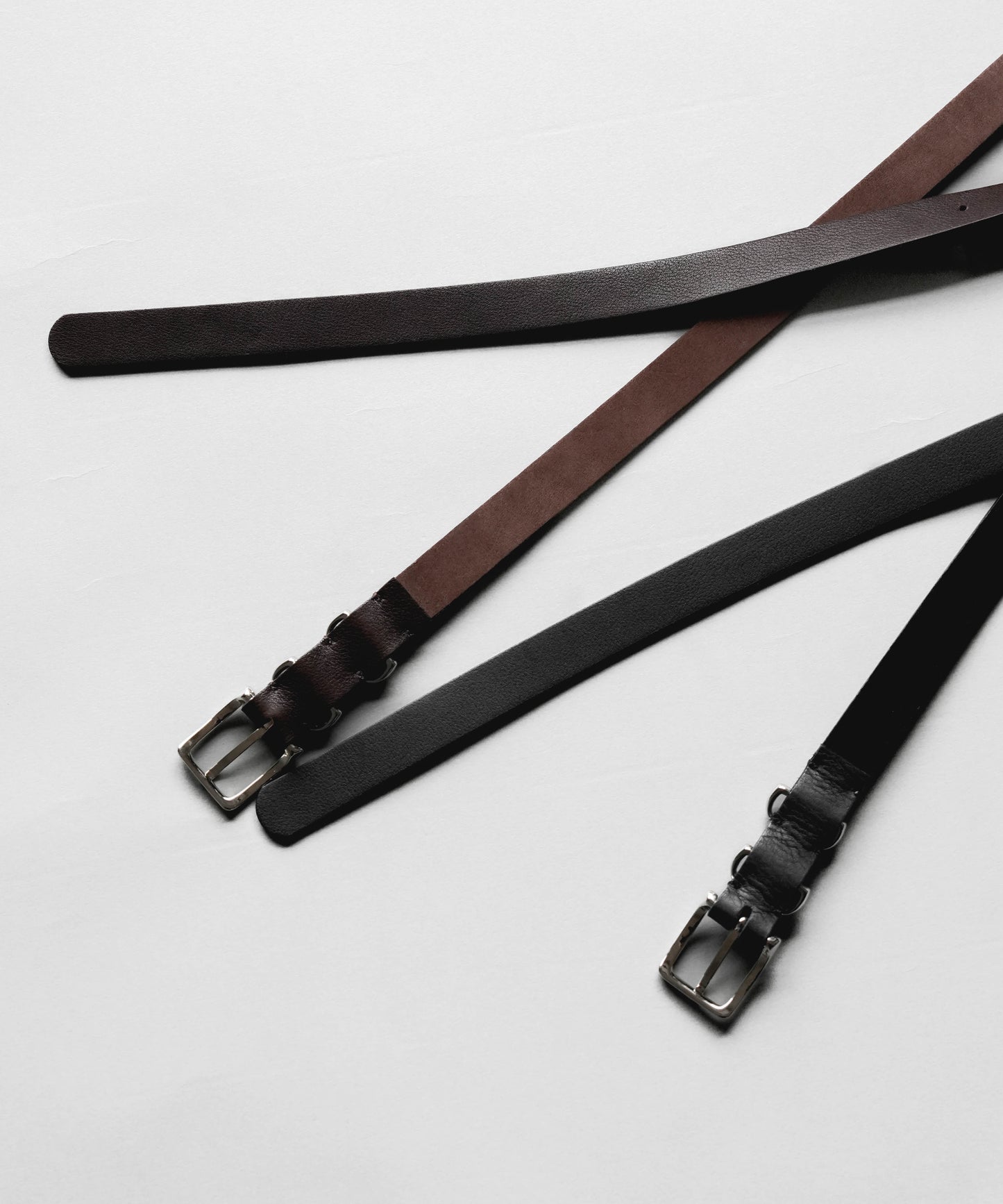 【PRE ORDER】Leather Long Belt (BROWN)