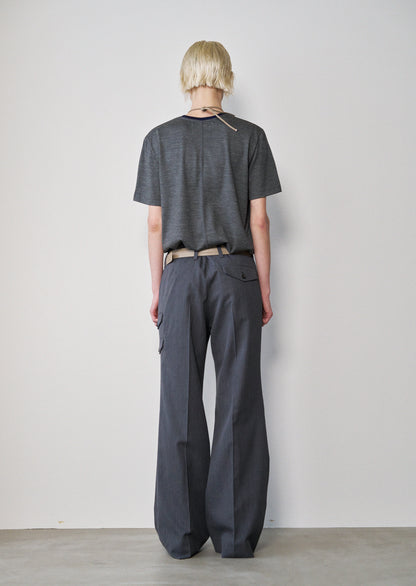 【PRE ORDER】Wide Flare Trousers(M.Gray)