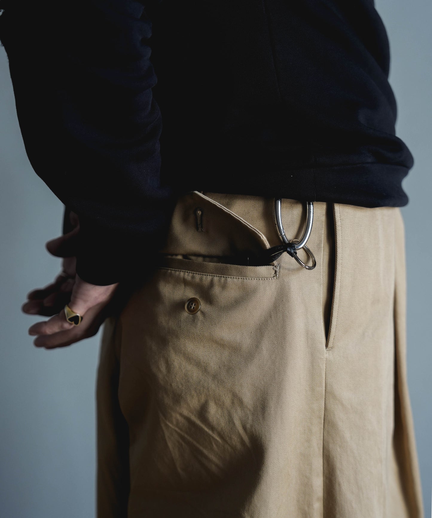 LEATHER MINI CARDCASE (Carabiner Model)