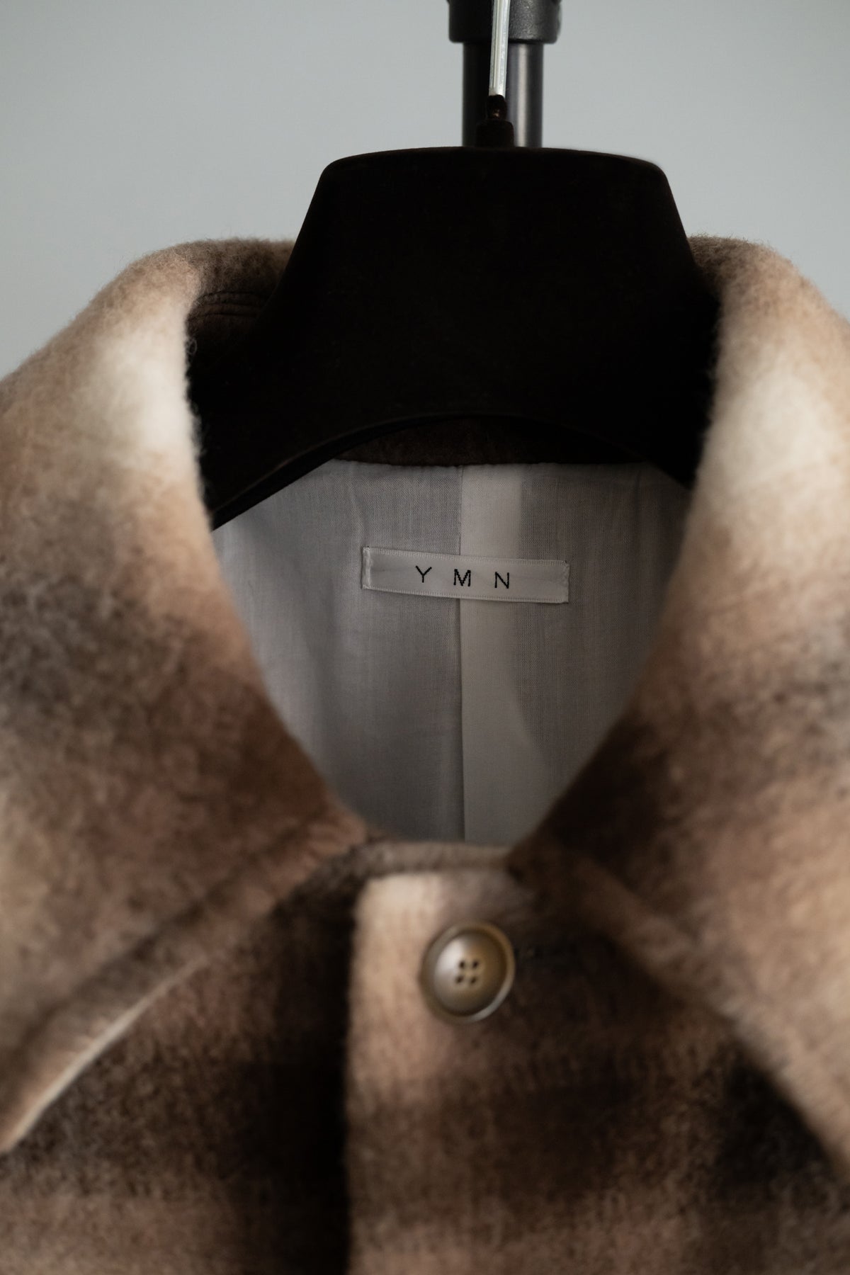 Wool Baggy Coat（Beige Check）