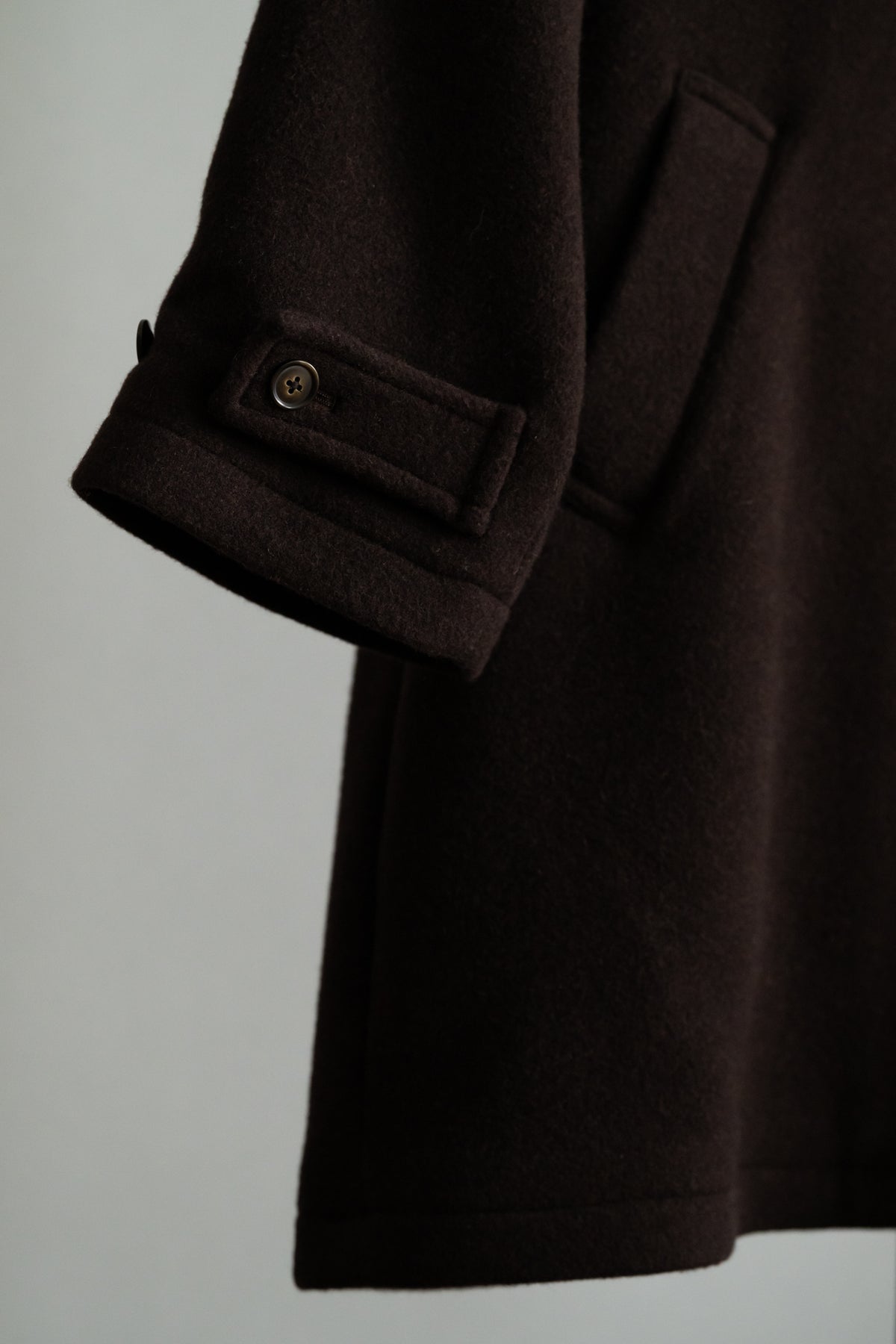 Wool Baggy Coat（Brown）