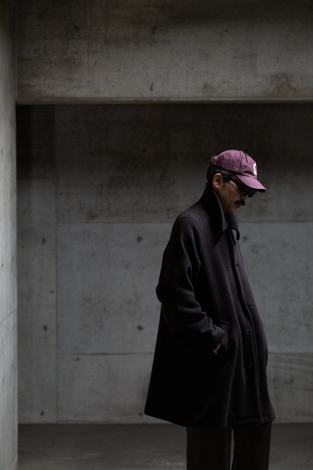 Wool Baggy Coat（Brown）