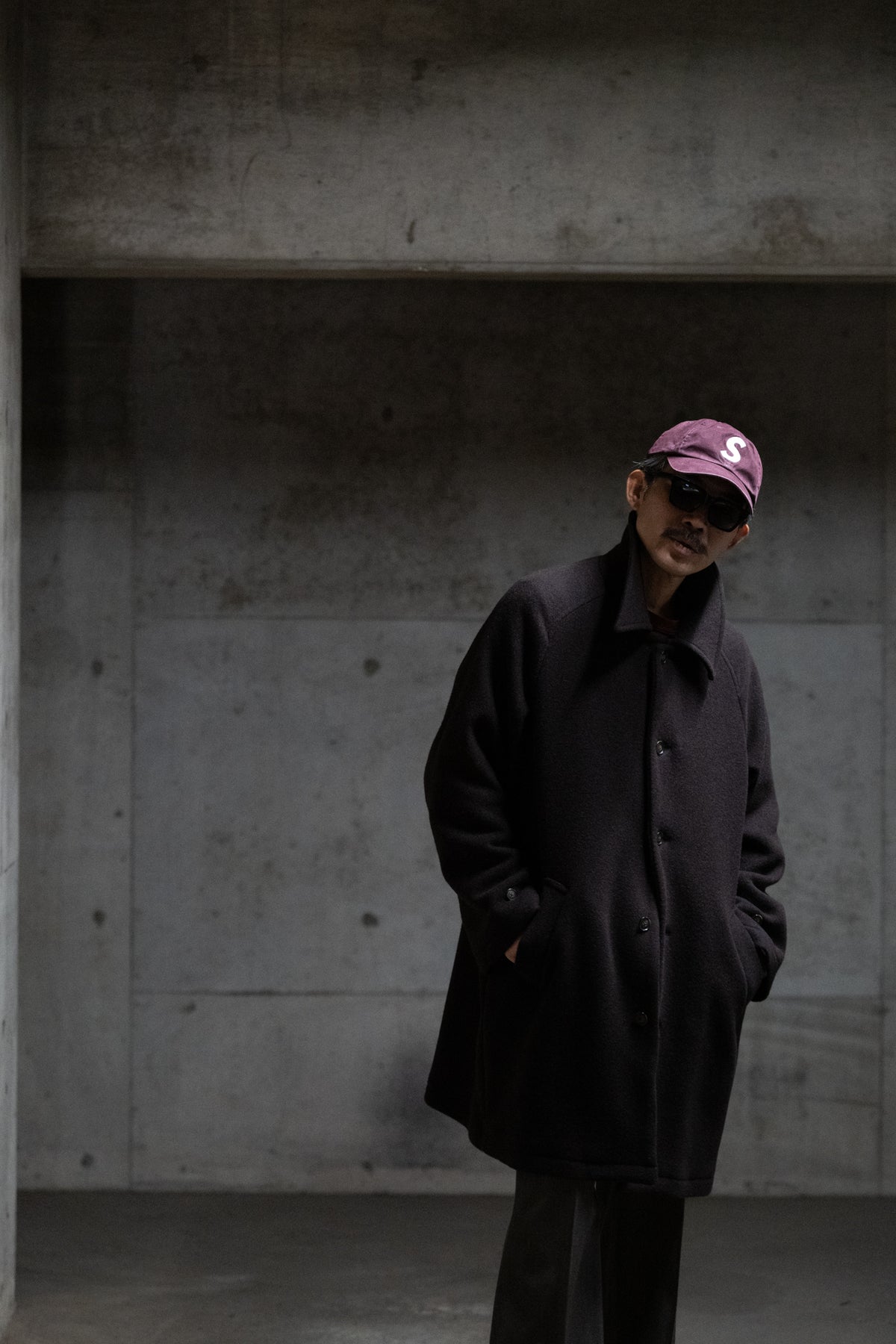 Wool Baggy Coat（Brown）