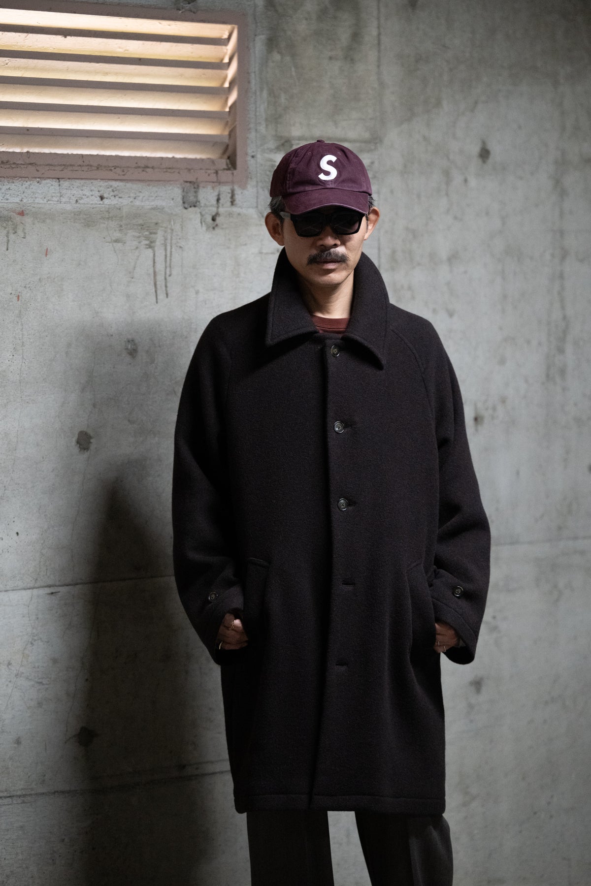 Wool Baggy Coat（Brown）