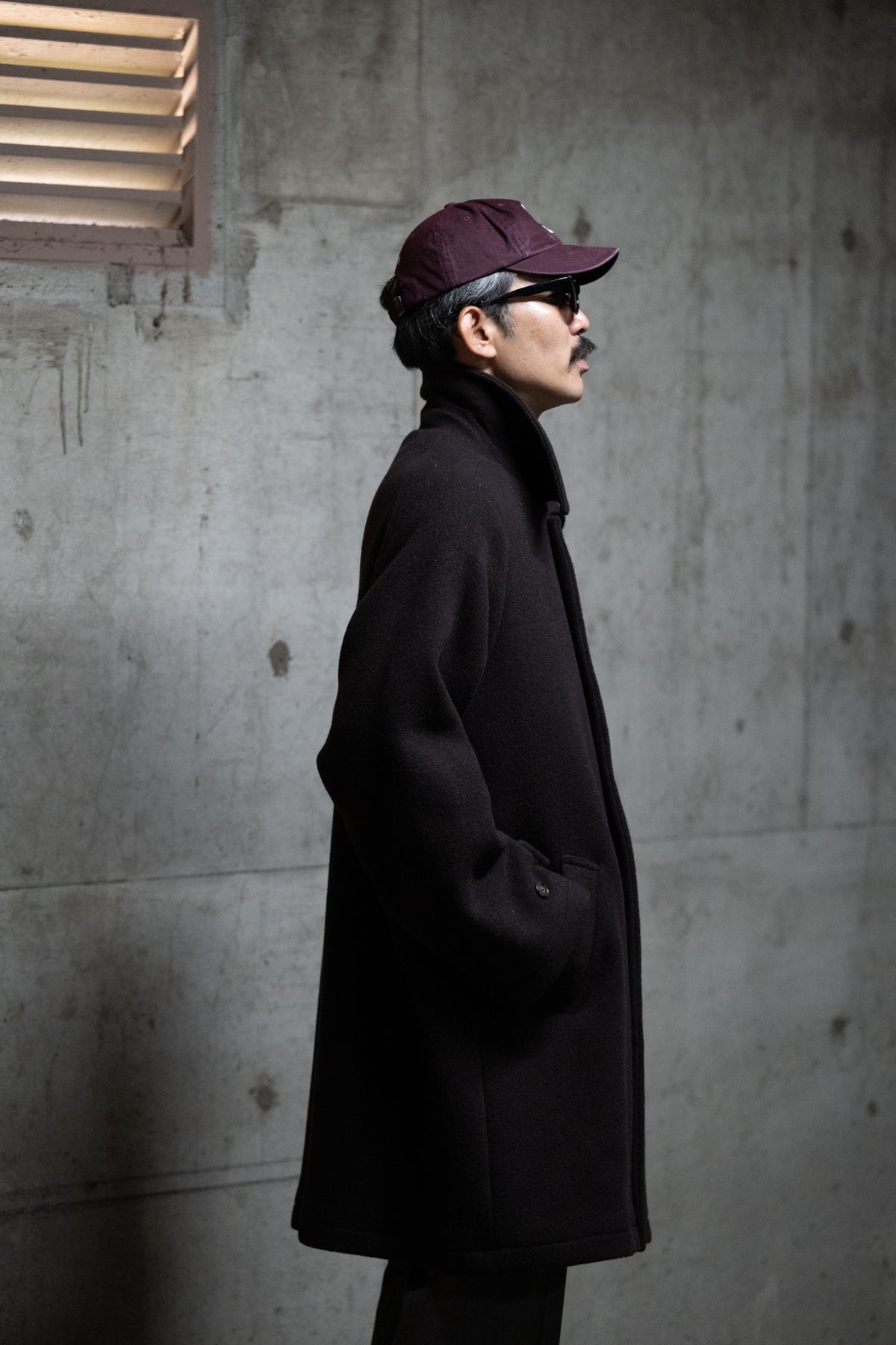 Wool Baggy Coat（Brown）