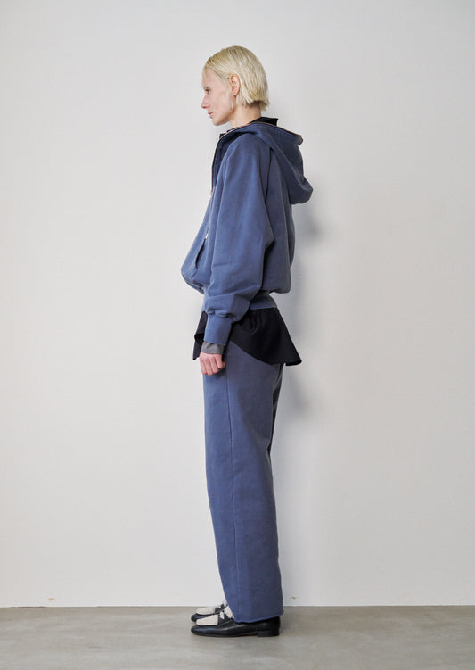 Processed Half-Zip Sweat Hoodie(Navy)