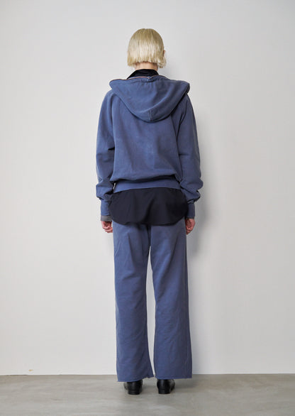Processed Half-Zip Sweat Hoodie(Navy)