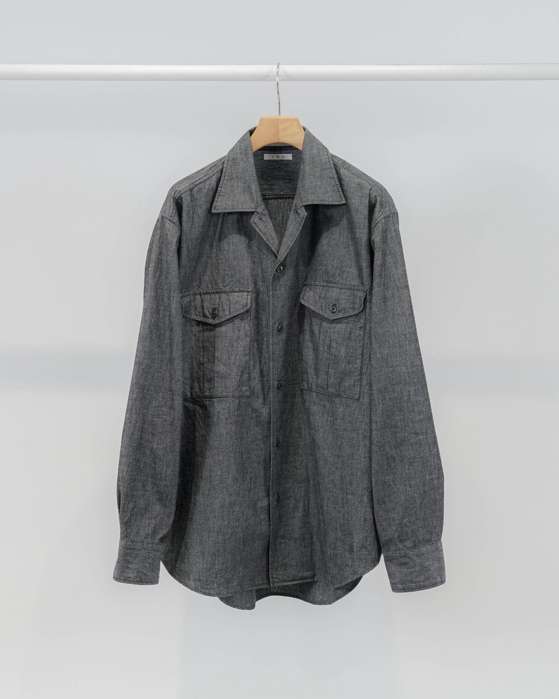 marka別注オフィサーシャツ(BLACK)