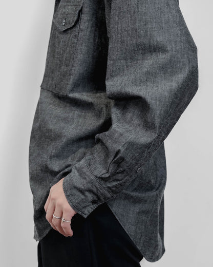 marka別注オフィサーシャツ(BLACK)