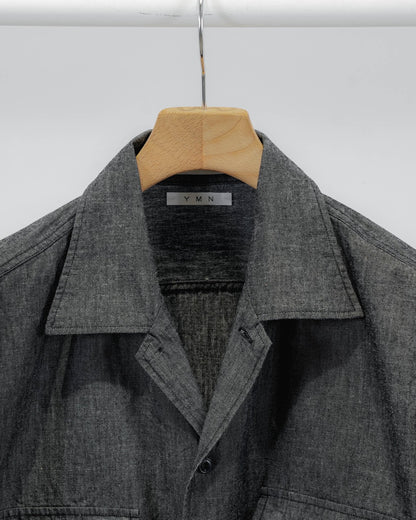 marka別注オフィサーシャツ(BLACK)