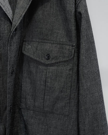 marka別注オフィサーシャツ(BLACK)
