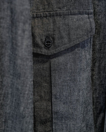 marka別注オフィサーシャツ(BLACK)