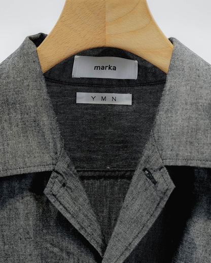 marka別注オフィサーシャツ(BLACK)