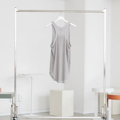 LONG TANKTOP - GRAY BORDER